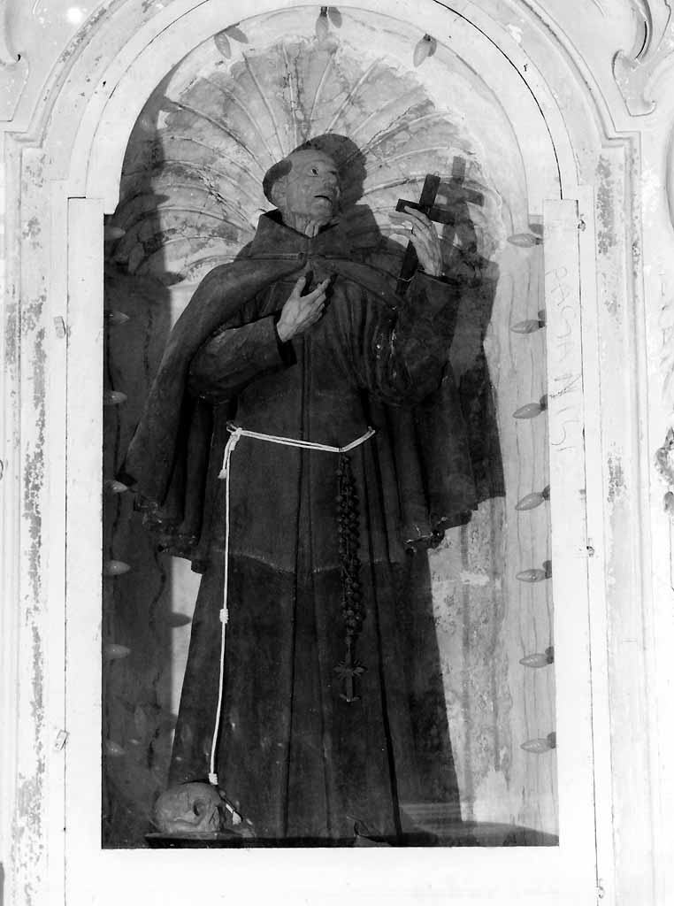 San Francesco d'Assisi (statua) - ambito leccese (prima metà sec. XVIII)