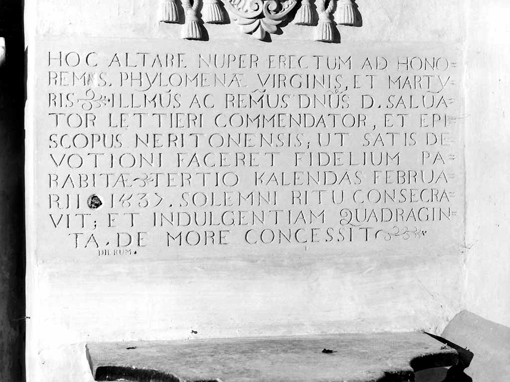 lapide - ambito leccese (sec. XIX)