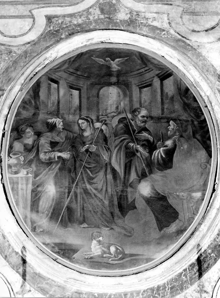 visitazione (dipinto, elemento d'insieme) di Longo Tommaso - ambito pugliese (sec. XVIII)