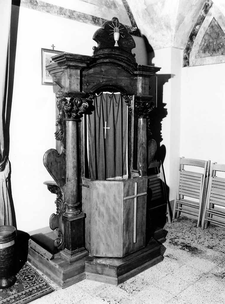 confessionale - ambito leccese (sec. XIX)