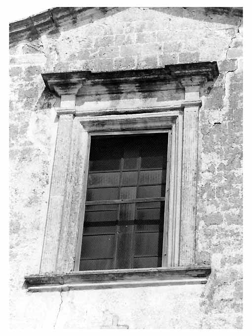 mostra di finestra - bottega salentina (seconda metà sec. XVII)