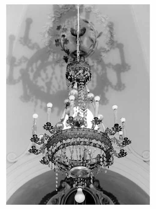 lampadario - bottega salentina (prima metà sec. XX)