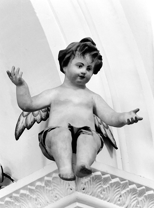 putto alato (statua) - bottega salentina (prima metà sec. XX)