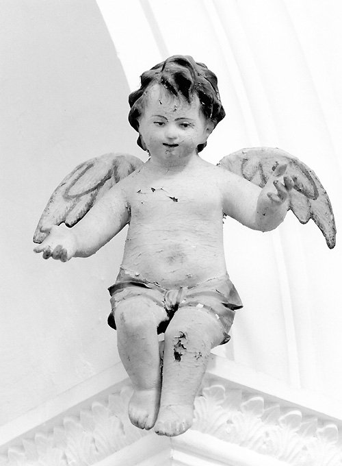 putto alato (statua) - bottega salentina (prima metà sec. XX)