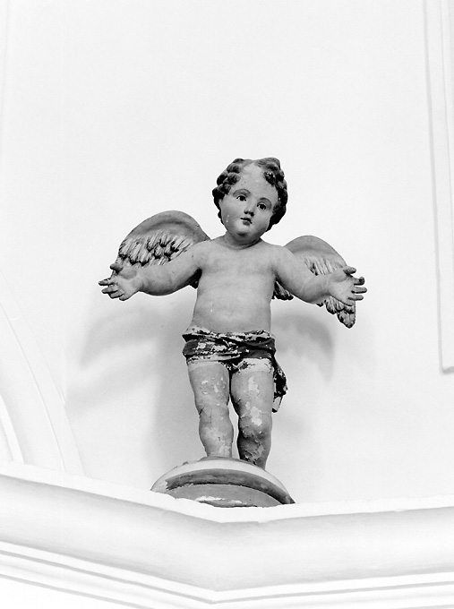 putto alato (statua) - bottega salentina (inizio sec. XX)