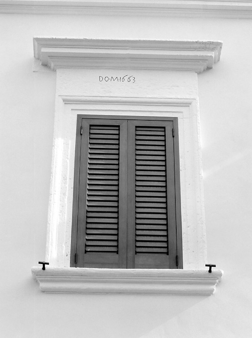mostra di finestra - bottega salentina (sec. XVII)
