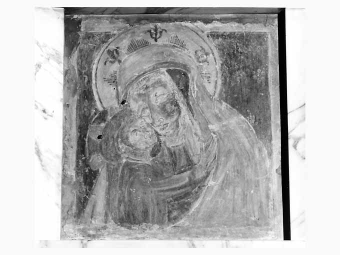 Madonna con Bambino (dipinto, opera isolata) - ambito salentino (sec. XV)