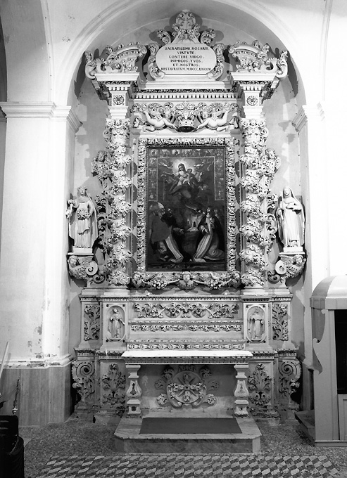 altare - ambito salentino (seconda metà sec. XVII)