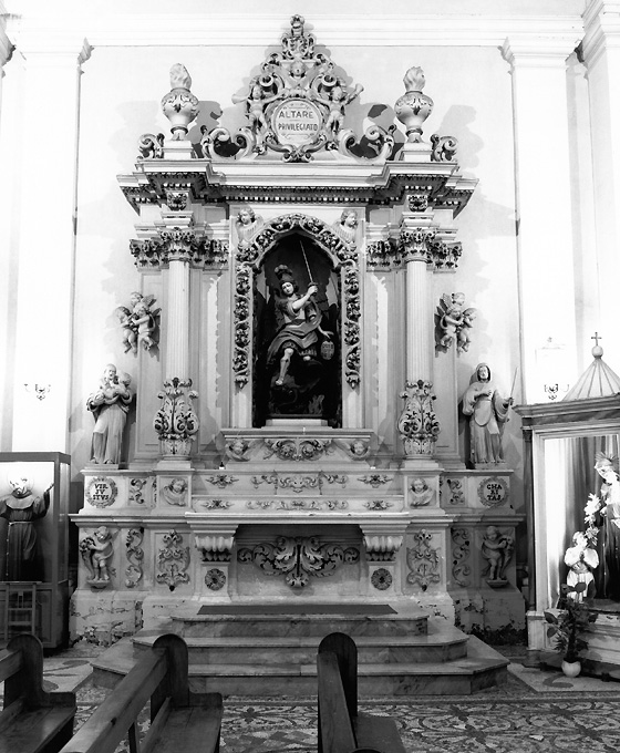 altare - ambito salentino (seconda metà sec. XIX)