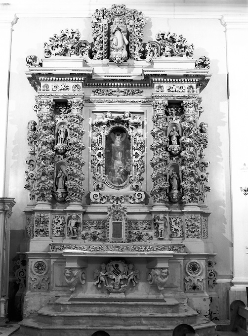 altare - ambito salentino (seconda metà sec. XVII)
