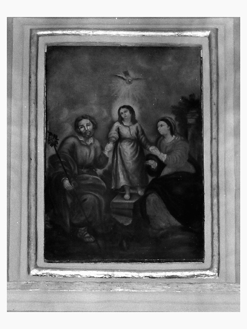 Sacra Famiglia (dipinto, opera isolata) - ambito pugliese (sec. XIX)