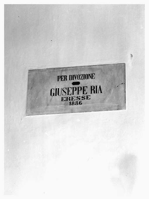 lapide, opera isolata - ambito pugliese (sec. XIX)