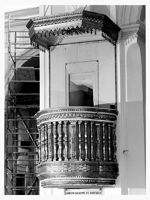 pulpito, opera isolata - ambito pugliese (sec. XIX)