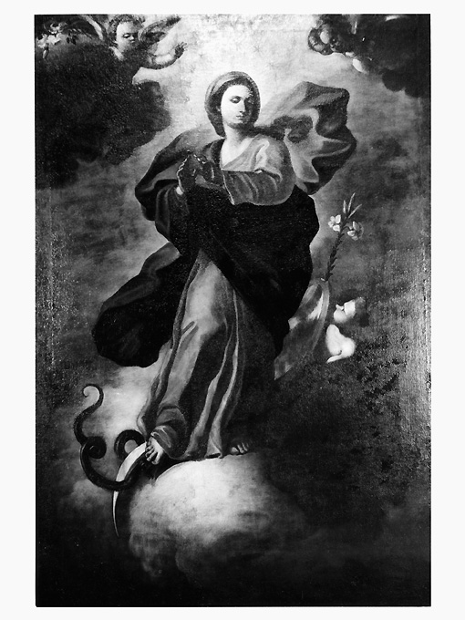 Madonna Immacolata (dipinto, opera isolata) - ambito pugliese (seconda metà sec. XVIII)