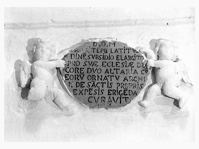 lapide, opera isolata - ambito pugliese (secc. XVIII/ XIX)