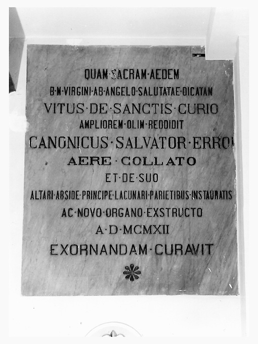 lapide, opera isolata - ambito pugliese (sec. XX)