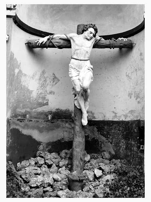 Cattivo ladrone (rilievo, elemento d'insieme) - ambito salentino (sec. XX)