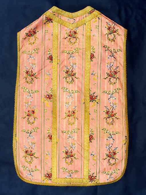 pianeta, elemento d'insieme - manifattura italiana (?) (ultimo quarto sec. XVIII)