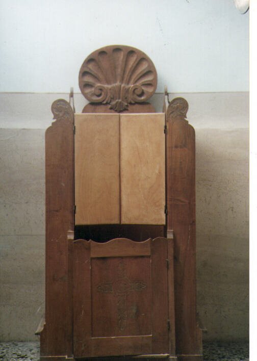 confessionale - ambito pugliese (fine/inizio secc. XIX/ XX)