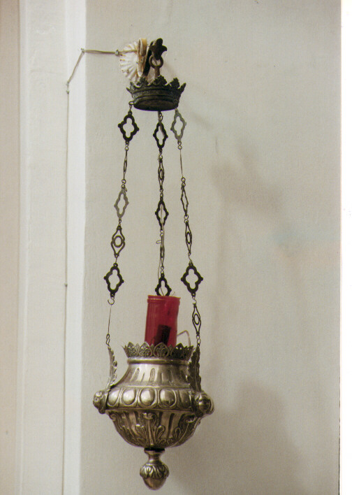 lampada pensile - ambito Italia meridionale (seconda metà sec. XIX)