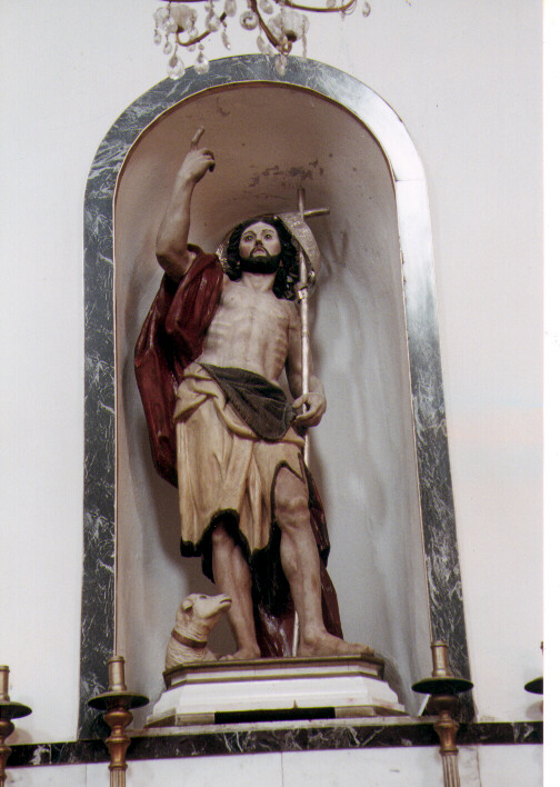 San Giovanni Battista (statua) - ambito Italia meridionale (seconda metà sec. XVIII)
