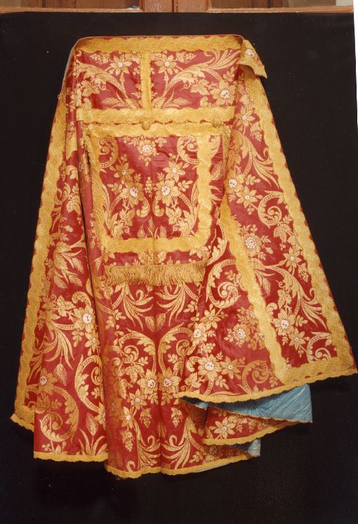 piviale - ambito Italia meridionale (seconda metà sec. XIX)