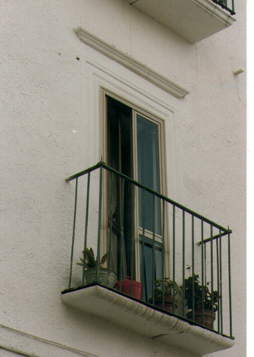 mostra di finestrone - ambito Italia meridionale (sec. XVIII)