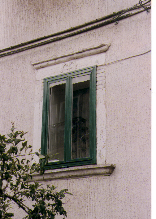 mostra di finestra - ambito pugliese (sec. XVIII)