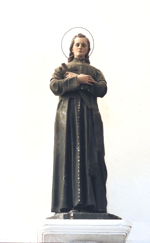 San Luigi Gonzaga (statua) di Guacci Luigi (bottega) (fine/inizio secc. XIX/ XX)