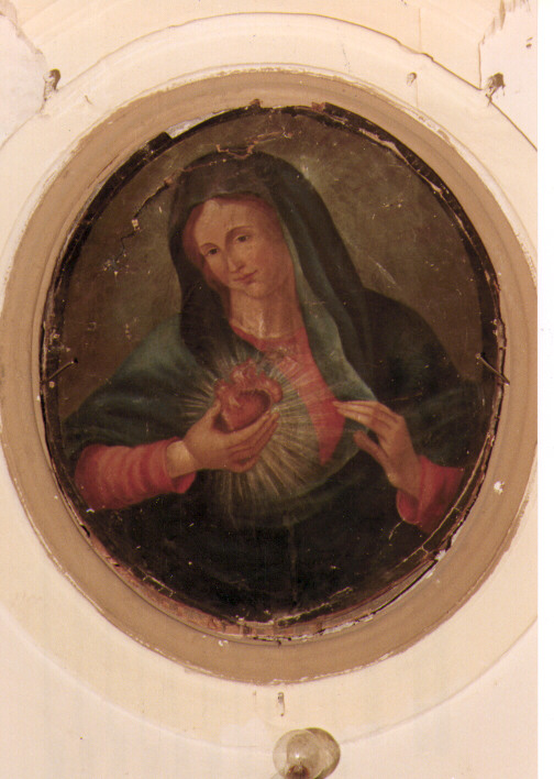 Sacro Cuore di Maria (dipinto) di Lamarra Francesco (metà sec. XIX)