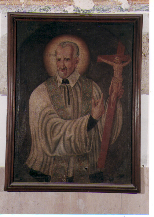San Vincenzo dè Paoli (dipinto) - ambito Italia meridionale (sec. XIX)