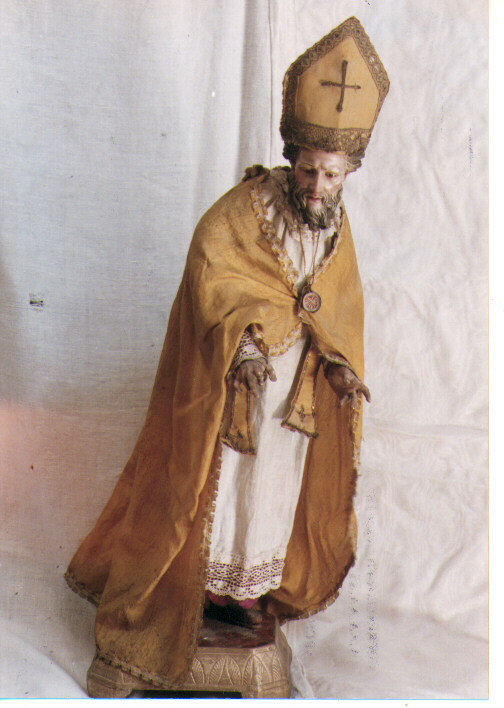 San Biagio (statua) - ambito Italia meridionale (prima metà sec. XIX)