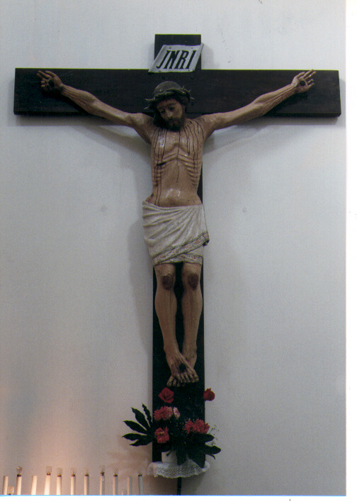 Cristo crocifisso (scultura) - ambito Italia meridionale (ultimo quarto sec. XVI)