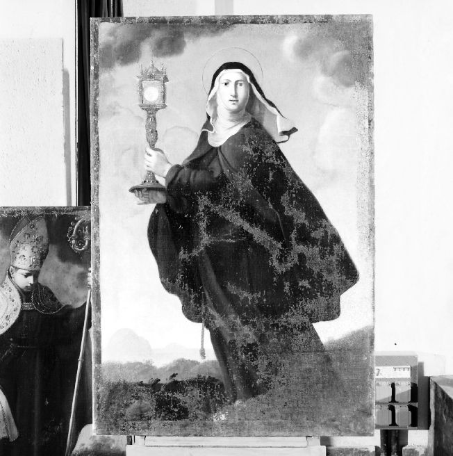 Santa Chiara (dipinto) di Regolia Michele (sec. XVII)