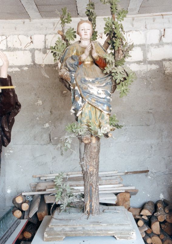 incoronazione di Maria Vergine (statua) - ambito Italia meridionale (seconda metà sec. XVIII)