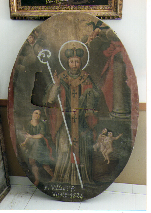 San Nicola di Bari (dipinto) di Villani Nicola (sec. XIX)
