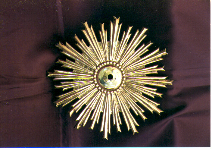 aureola di statua - ambito napoletano (sec. XIX)