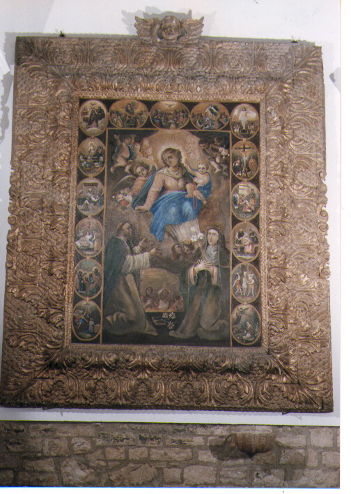 Madonna del Rosario (dipinto) - ambito Italia meridionale (prima metà sec. XVIII)