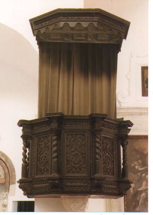 pulpito - manifattura Italia meridionale (prima metà sec. XVIII)