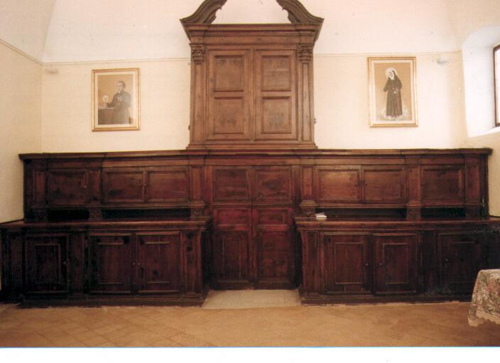 armadio da sacrestia - manifattura Italia meridionale (seconda metà sec. XVIII)