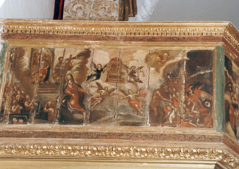 Giudizio Universale (dipinto) di Leonelli Giuseppe e Leonelli Lazzaro (sec. XVIII)