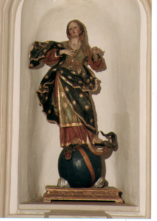 Immacolata Concezione (statua) di Di Zinno Paolo Saverio (sec. XVIII)