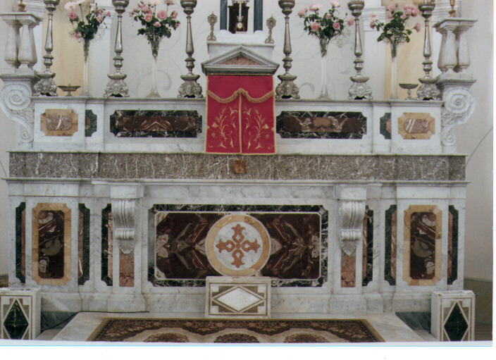 altare maggiore - ambito Italia meridionale (seconda metà sec. XIX)