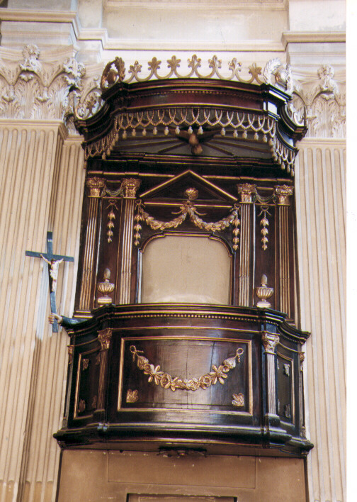 pulpito - ambito Italia meridionale (seconda metà sec. XVIII)