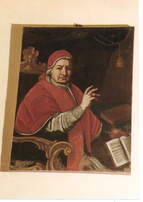 ritratto di Papa Benedetto XIII (dipinto) - ambito Italia meridionale (prima metà sec. XIX)