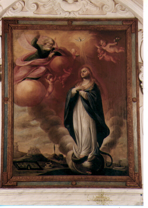 cornice - manifattura Italia meridionale (primo quarto sec. XVII)