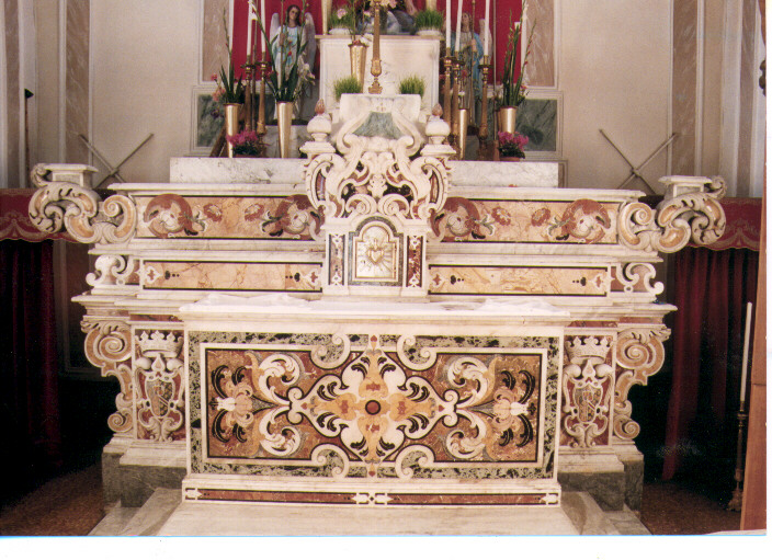 altare maggiore - ambito Italia meridionale (prima metà sec. XVII)