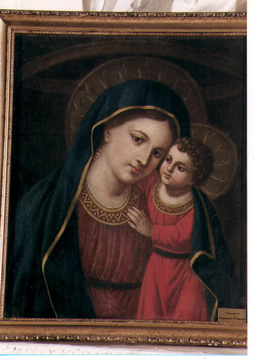 Madonna con Bambino (dipinto) - ambito Italia meridionale (sec. XIX)