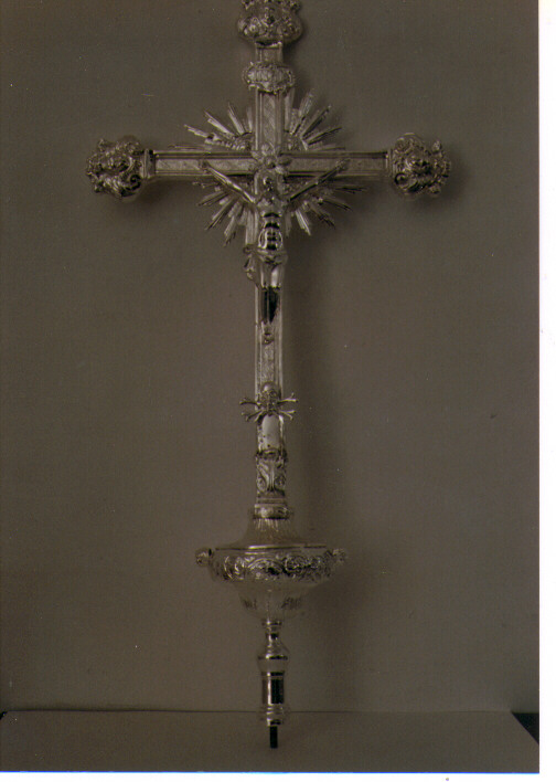 croce processionale - ambito Italia meridionale (sec. XIX)