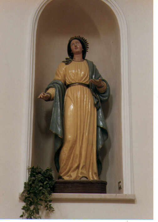 Santa Lucia (statua) - ambito Italia meridionale (seconda metà sec. XIX)